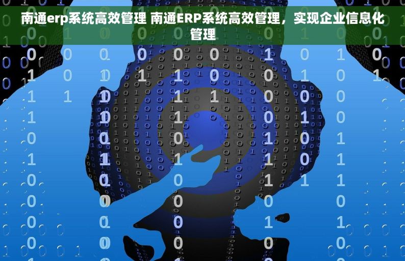南通erp系统高效管理 南通ERP系统高效管理，实现企业信息化管理
