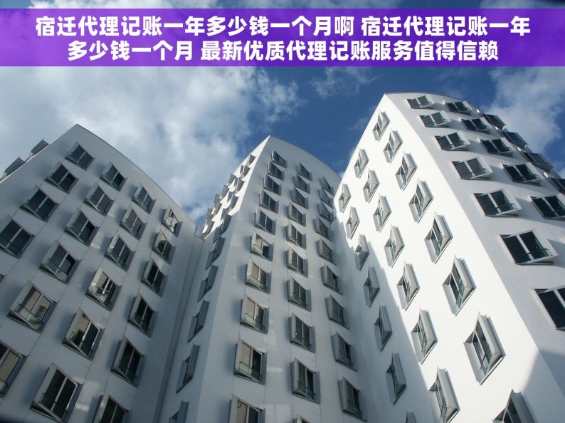 宿迁代理记账一年多少钱一个月啊 宿迁代理记账一年多少钱一个月 最新优质代理记账服务值得信赖