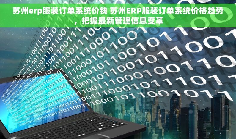苏州erp服装订单系统价钱 苏州ERP服装订单系统价格趋势，把握最新管理信息变革