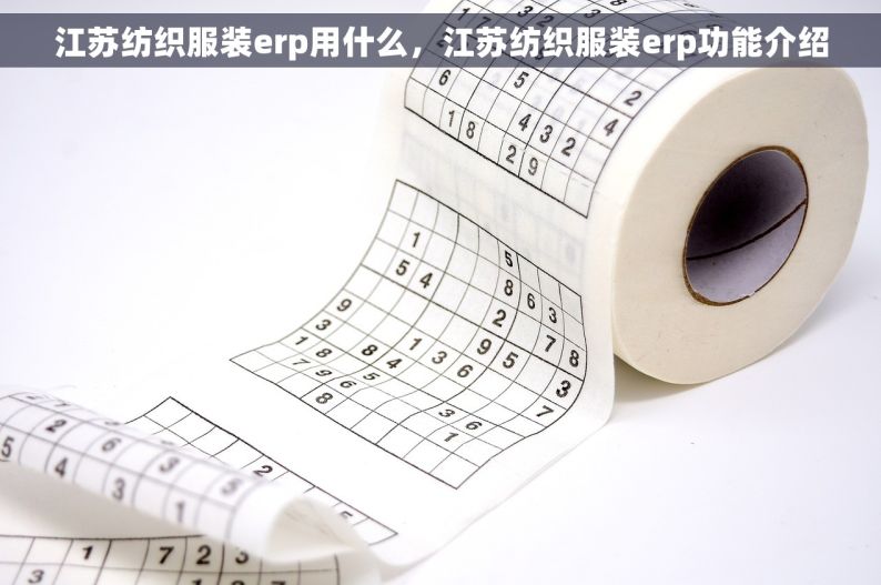 江苏纺织服装erp用什么，江苏纺织服装erp功能介绍