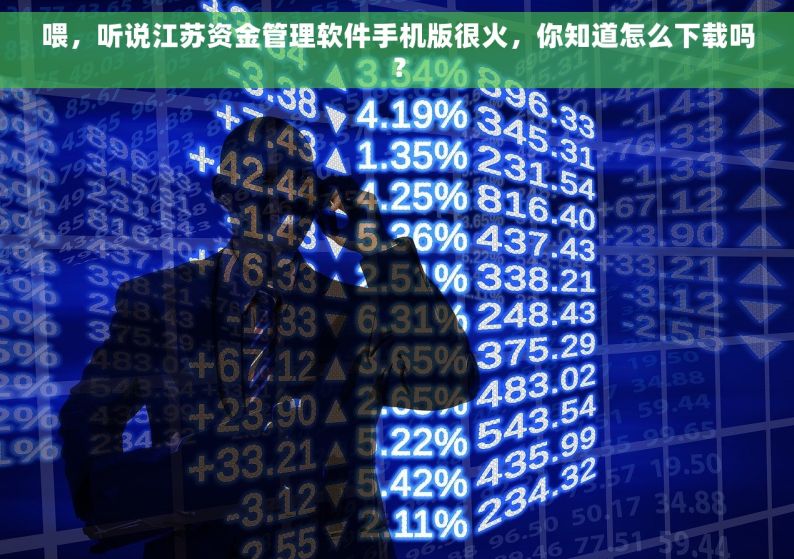 喂，听说江苏资金管理软件手机版很火，你知道怎么下载吗？