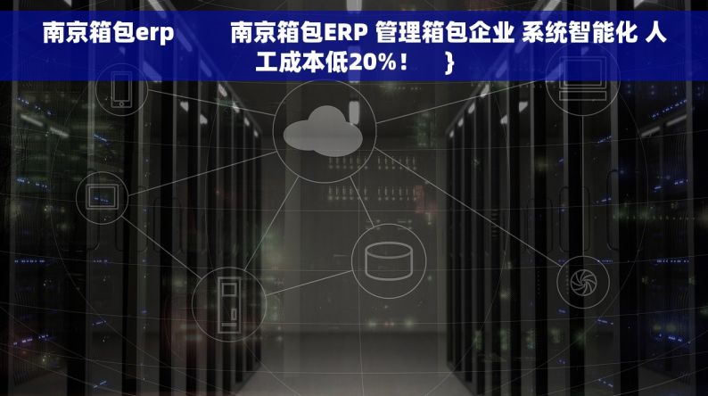 南京箱包erp         南京箱包ERP 管理箱包企业 系统智能化 人工成本低20%！    }