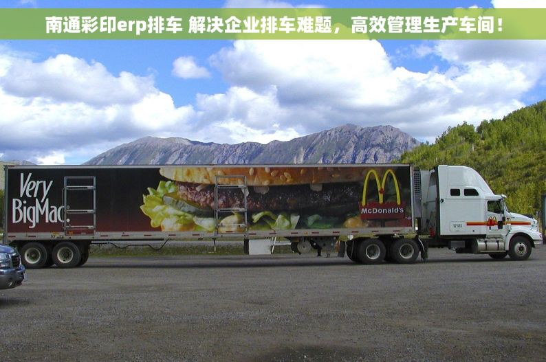 南通彩印erp排车 解决企业排车难题，高效管理生产车间！