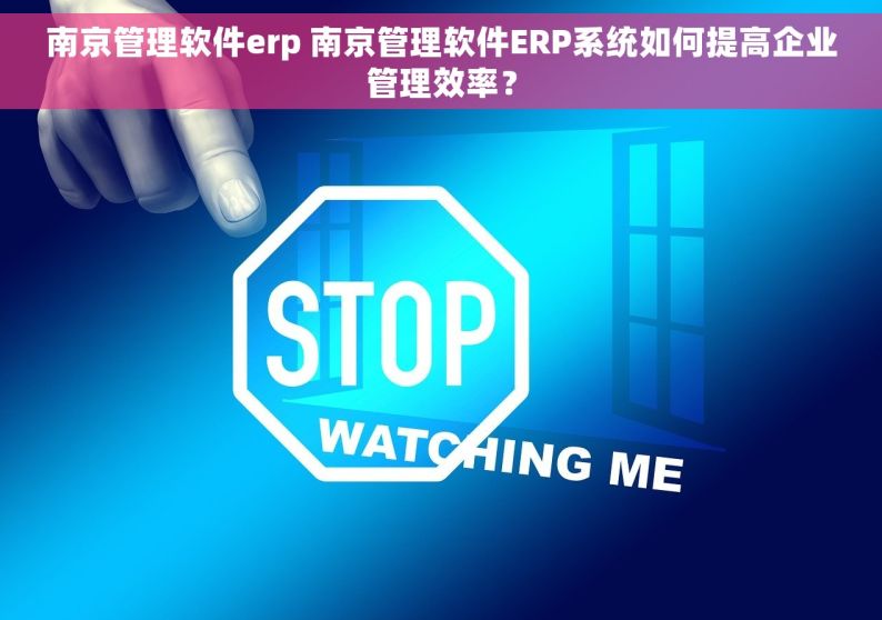 南京管理软件erp 南京管理软件ERP系统如何提高企业管理效率？