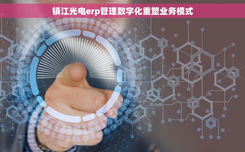 镇江光电erp管理数字化重塑业务模式