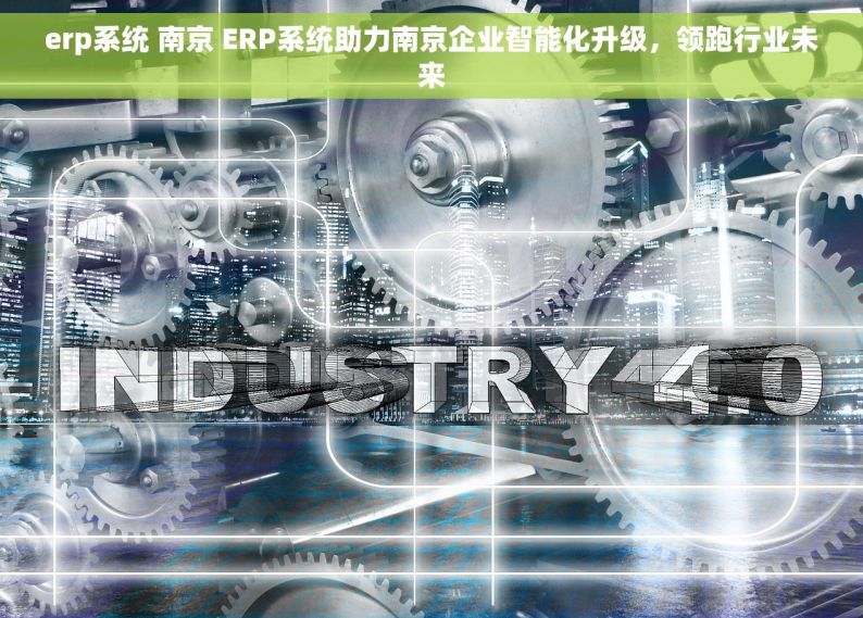 erp系统 南京 ERP系统助力南京企业智能化升级，领跑行业未来