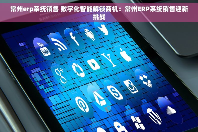 常州erp系统销售 数字化智能解锁商机：常州ERP系统销售迎新挑战