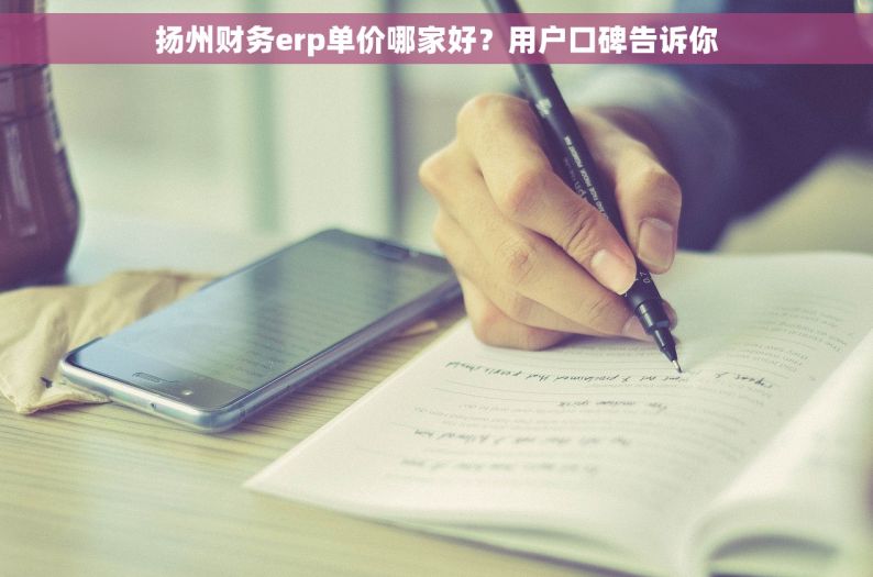 扬州财务erp单价哪家好？用户口碑告诉你