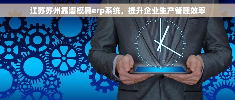 江苏苏州靠谱模具erp系统，提升企业生产管理效率